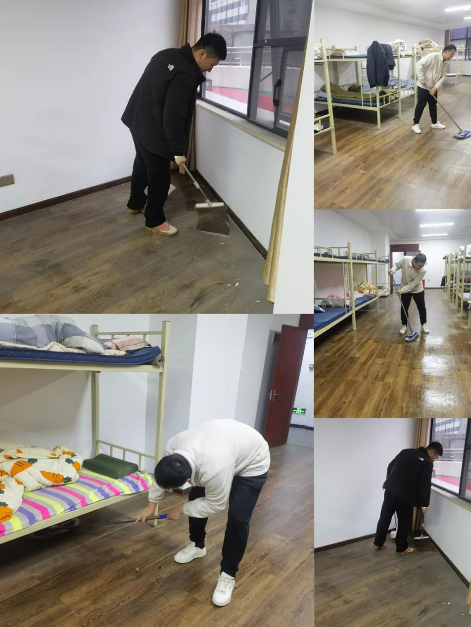 機(jī)關(guān)團(tuán)支部組織志愿者開展“扮靚新宿舍，溫情暖人心”集中清掃活動(dòng)